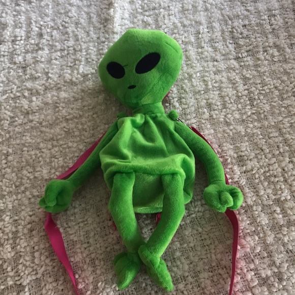 alien plush backpack